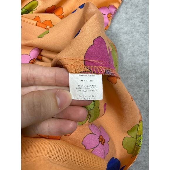 Show Me Your Mumu Womens Size XL Go Out Cut Out Mini Dress Poppin Poppy - Picture 8 of 12